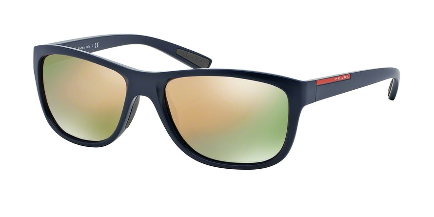 Prada Linea Rossa PS05PS Pillow Sunglasses  MA32D2-BLUE DEMI SHINY 58-18-140 - Color Map blue