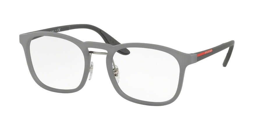 Prada Linea Rossa PS06HV Pillow Eyeglasses  VHD1O1-OPAL GREY RUBBER 54-20-145 - Color Map grey