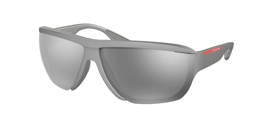 Prada Linea Rossa PS09VS Pillow Sunglasses  57307F-MATTE GREY 72-12-130 - Color Map grey