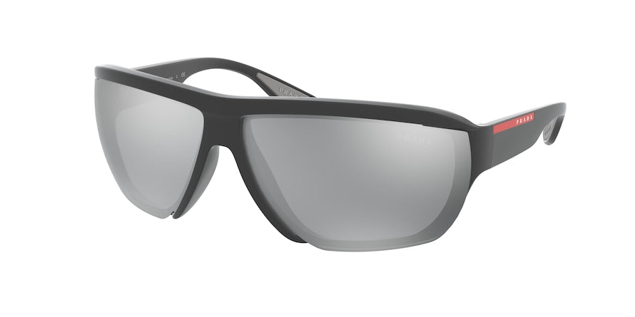 Prada Linea Rossa PS09VS Pillow Sunglasses  TFZ09F-RUBBER GREY 72-12-130 - Color Map grey