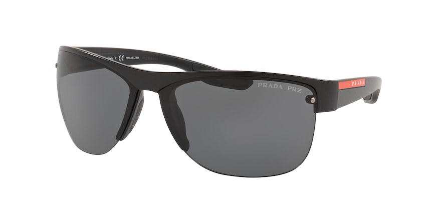 Prada Linea Rossa ACTIVE PS17US Pillow Sunglasses  1BO5Z1-MATTE BLACK 68-10-130 - Color Map black