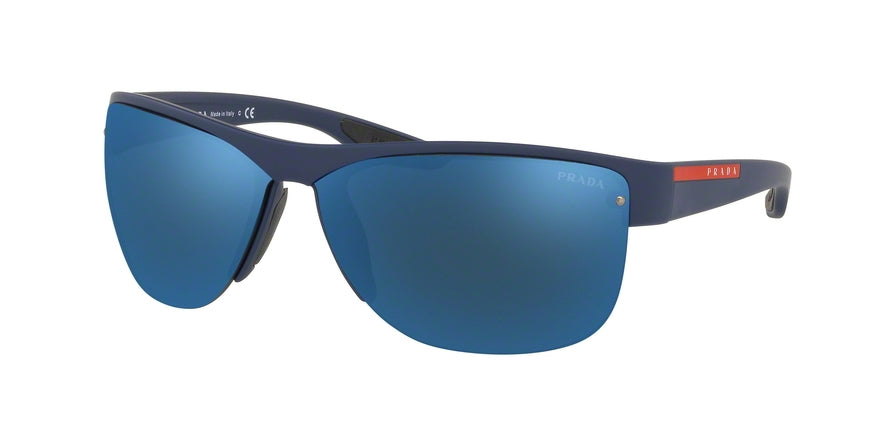 Prada Linea Rossa ACTIVE PS17US Pillow Sunglasses  TFY9P1-BLUE RUBBER 68-10-130 - Color Map blue