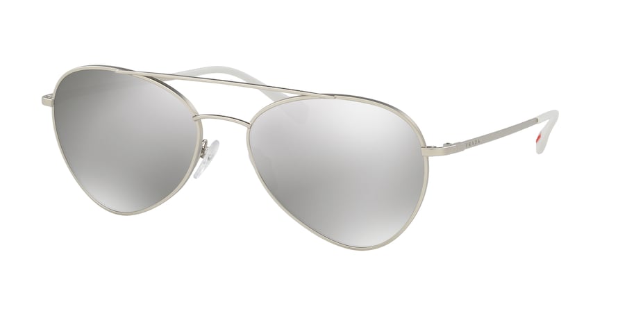 Prada Linea Rossa LIFESTYLE PS50SS Phantos Sunglasses  1AP2B0-MATTE SILVER 60-17-140 - Color Map silver