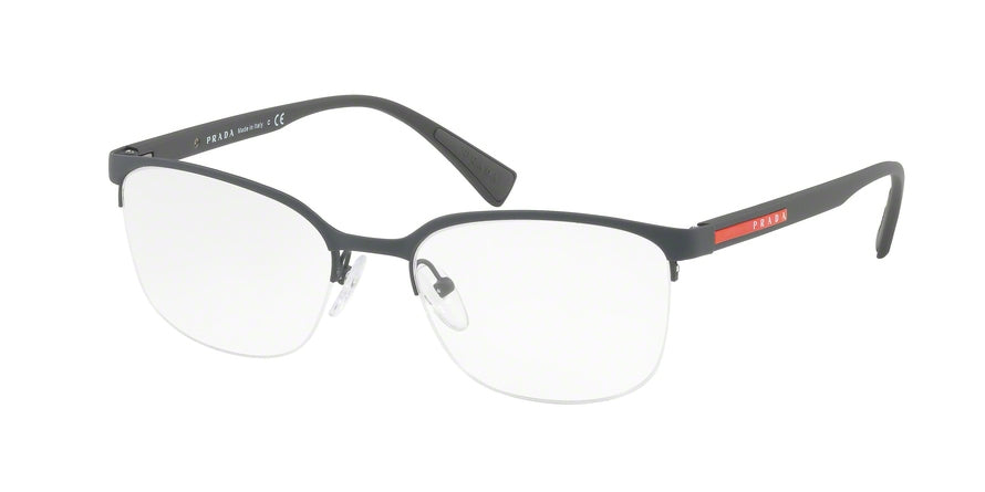 Prada Linea Rossa PS51IV Pillow Eyeglasses  TFZ1O1-GREY RUBBER 53-18-140 - Color Map grey