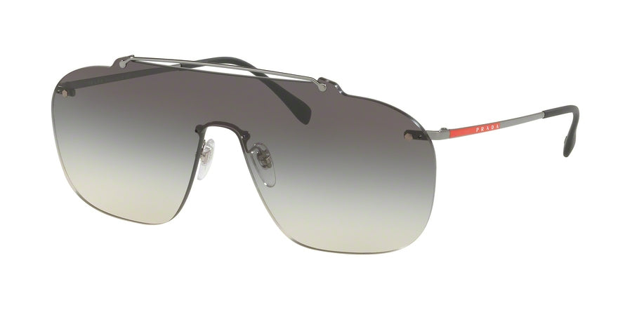 Prada Linea Rossa LIFESTYLE PS51TS Rectangle Sunglasses  5AV130-GUNMETAL 37-137-145 - Color Map gunmetal