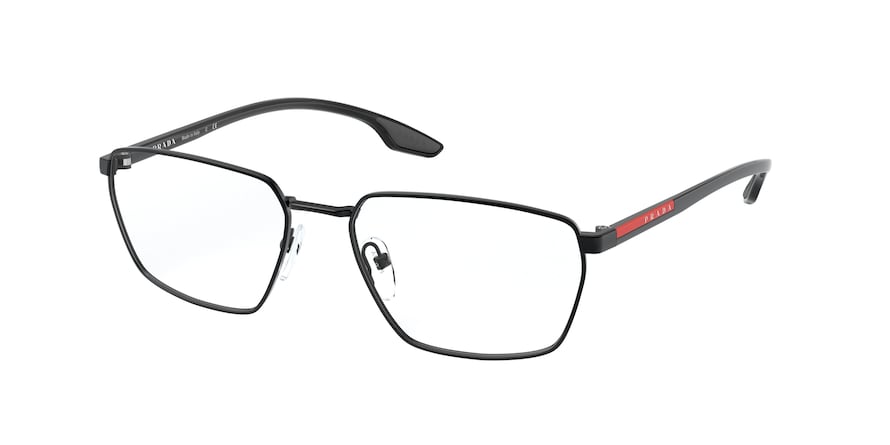 Prada Linea Rossa PS52MV Pillow Eyeglasses  1AB1O1-BLACK 56-17-145 - Color Map black