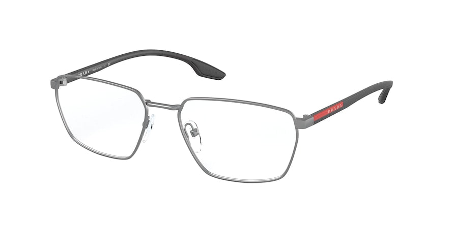 Prada Linea Rossa PS52MV Pillow Eyeglasses  5731O1-MATTE GREY 56-17-145 - Color Map grey