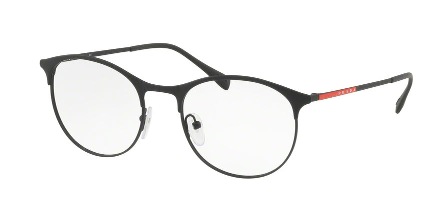 Prada Linea Rossa LIFESTYLE PS53IV Phantos Eyeglasses  DG01O1-BLACK RUBBER 52-19-145 - Color Map black