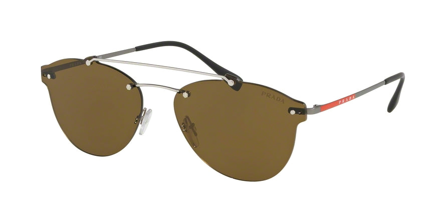 Prada Linea Rossa LIFESTYLE PS55TS Pilot Sunglasses  1AP2P1-MATTE SILVER 59-16-145 - Color Map silver
