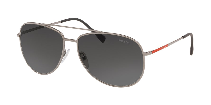 Prada Linea Rossa LIFESTYLE PS55US Pilot Sunglasses  5AV5S0-GUNMETAL 61-15-145 - Color Map gunmetal