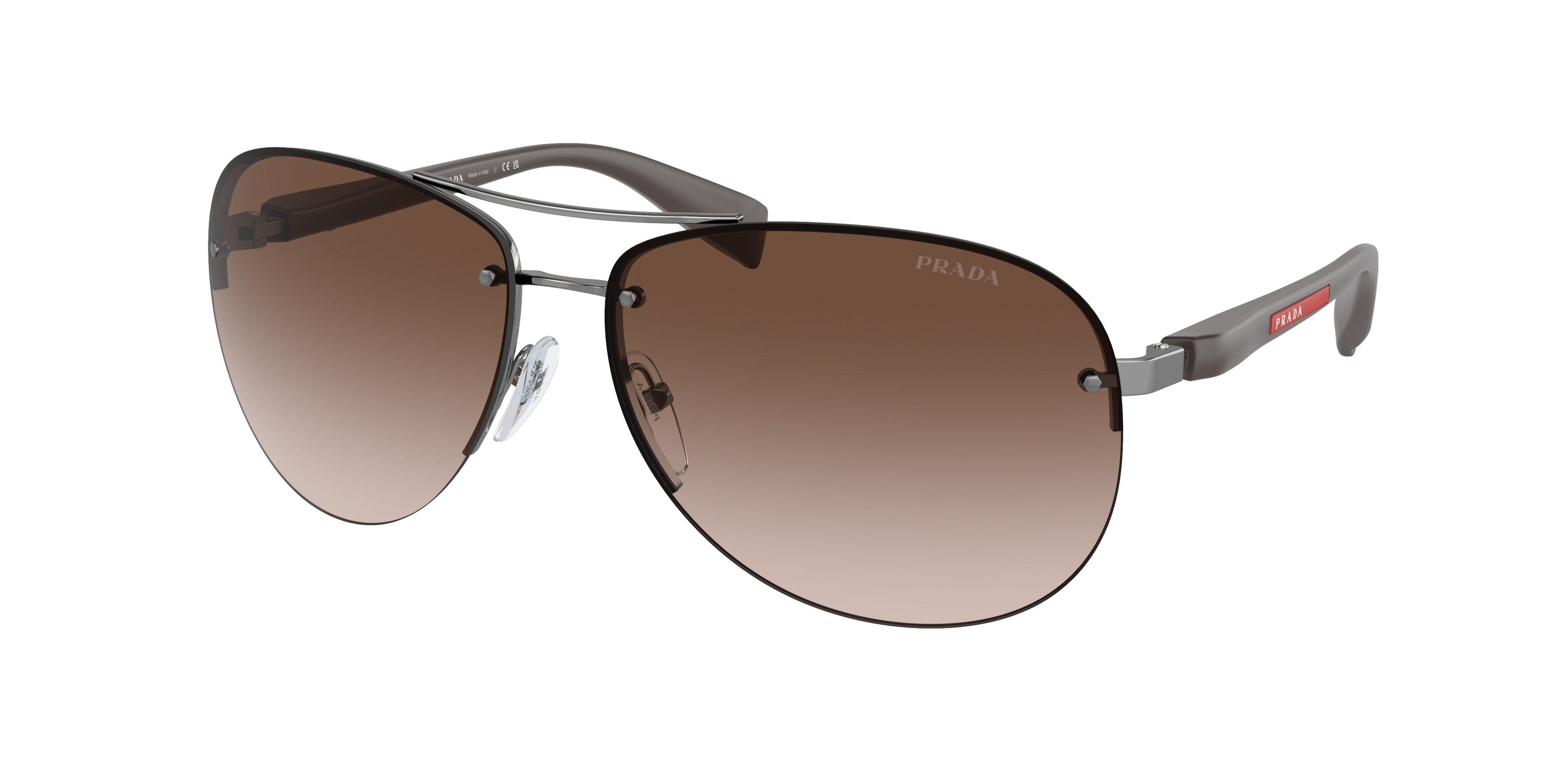 Prada Linea Rossa PS 56MS PS 56MS (65) Pilot Sunglasses For Men
