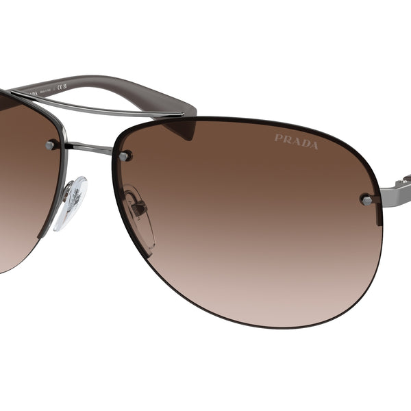 Prada Linea Rossa PS 56MS PS 56MS 65 Pilot Sunglasses For Men