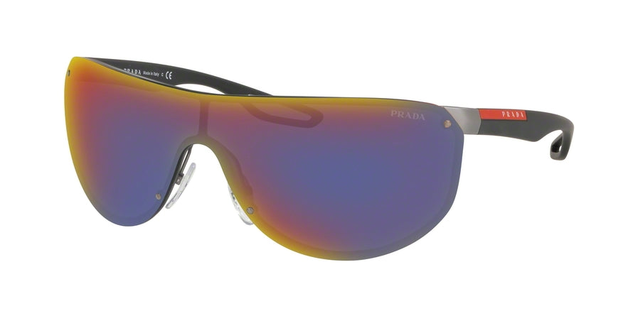 Prada Linea Rossa ACTIVE PS61US Pillow Sunglasses  9Q19Q1-GUNMETAL RUBBER 40-140-130 - Color Map gunmetal