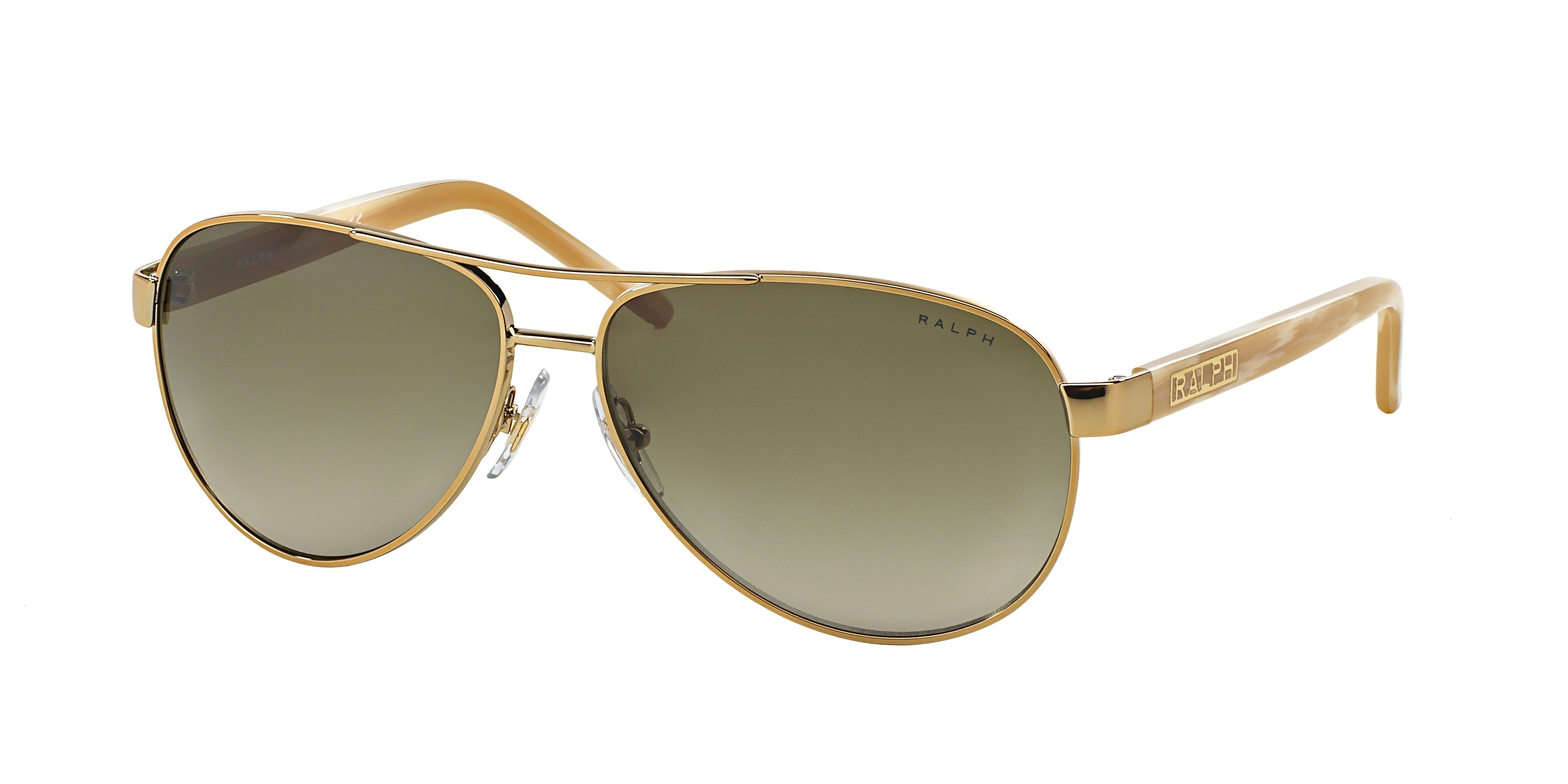 Ralph RA4004 Pilot Sunglasses  101/13-Shiny Gold 59-130-13 - Color Map Gold