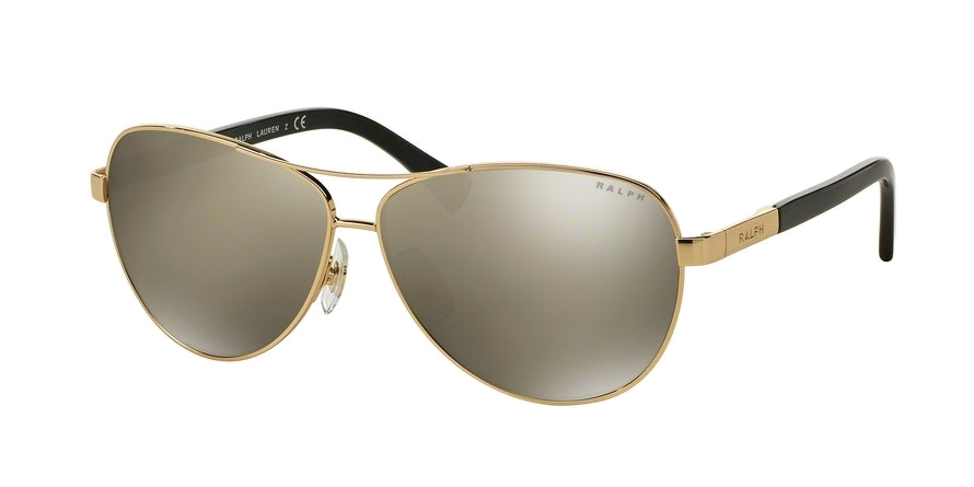 Ralph RA4116 Pilot Sunglasses  31335A-GOLD/BLACK 60-11-135 - Color Map gold