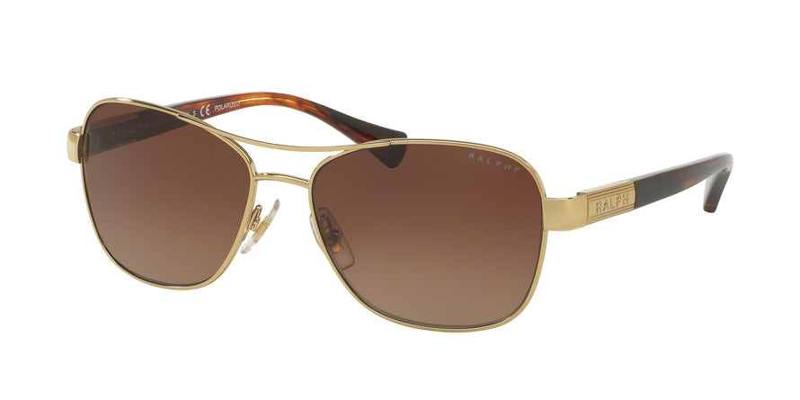 Ralph RA4119 Rectangle Sunglasses  3211T5-SHINY GOLD 57-16-135 - Color Map gold