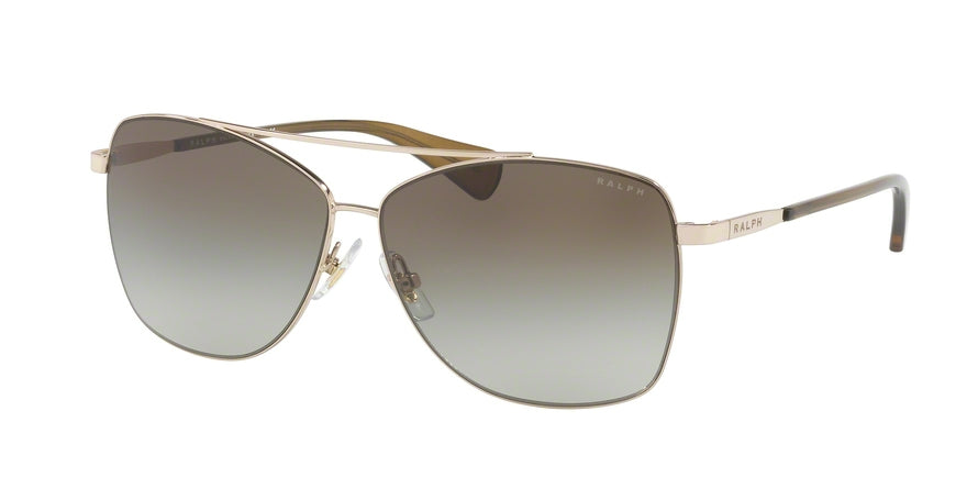 Ralph RA4121 Pilot Sunglasses  32338E-PALE GOLD 59-11-140 - Color Map gold