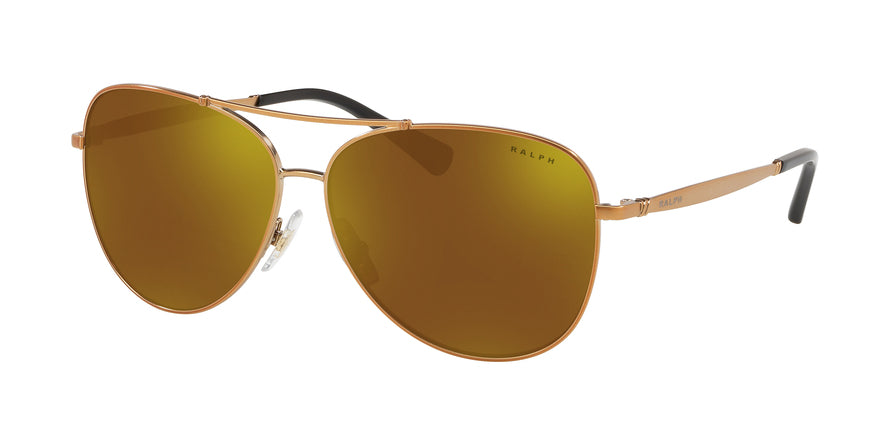 Ralph RA4125 Pilot Sunglasses  93577D-LIGHT BRONZE 59-12-140 - Color Map bronze