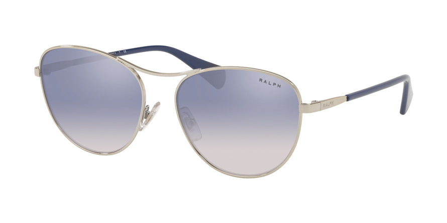 Ralph RA4126 Oval Sunglasses  90017B-SILVER 57-16-140 - Color Map silver