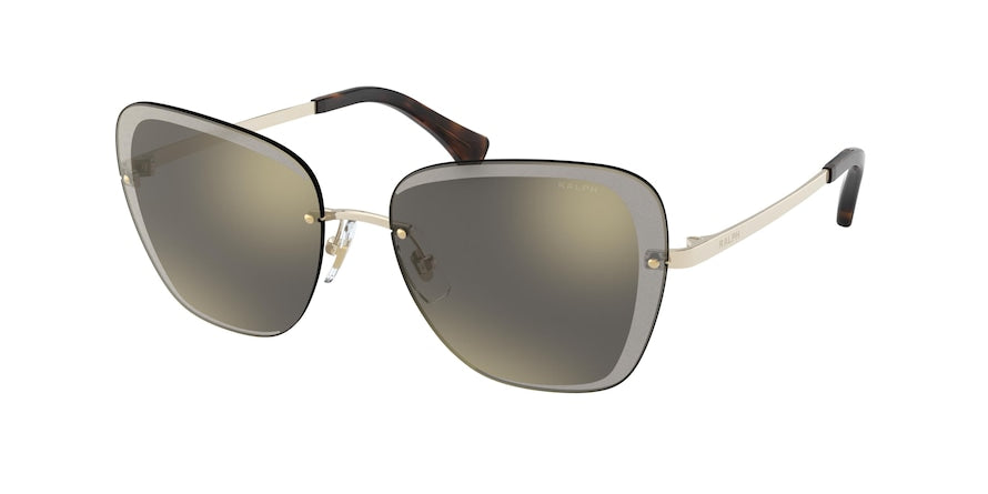 Ralph RA4129 Butterfly Sunglasses  93895A-LIGHT GOLD 58-16-140 - Color Map gold