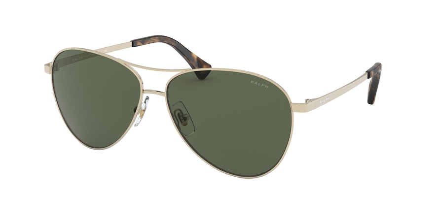 Ralph RA4130 Pilot Sunglasses  911671-PALE GOLD 58-13-140 - Color Map gold