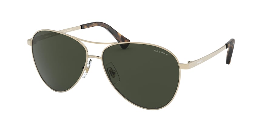 Ralph RA4130 Pilot Sunglasses  91169A-PALE GOLD 58-13-140 - Color Map gold