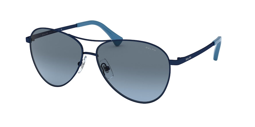 Ralph RA4130 Pilot Sunglasses  9164V1-BLUE 58-13-140 - Color Map blue