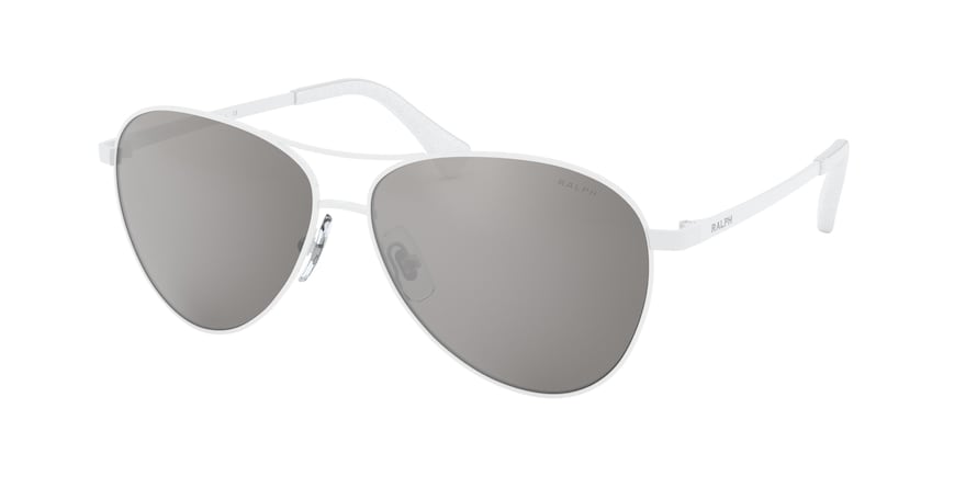 Ralph RA4130 Pilot Sunglasses  94066G-WHITE 58-13-140 - Color Map white