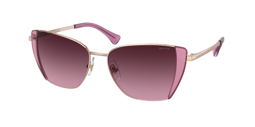 Ralph RA4133 Butterfly Sunglasses  94278H-SHINY ROSE GOLD 54-16-140 - Color Map gold