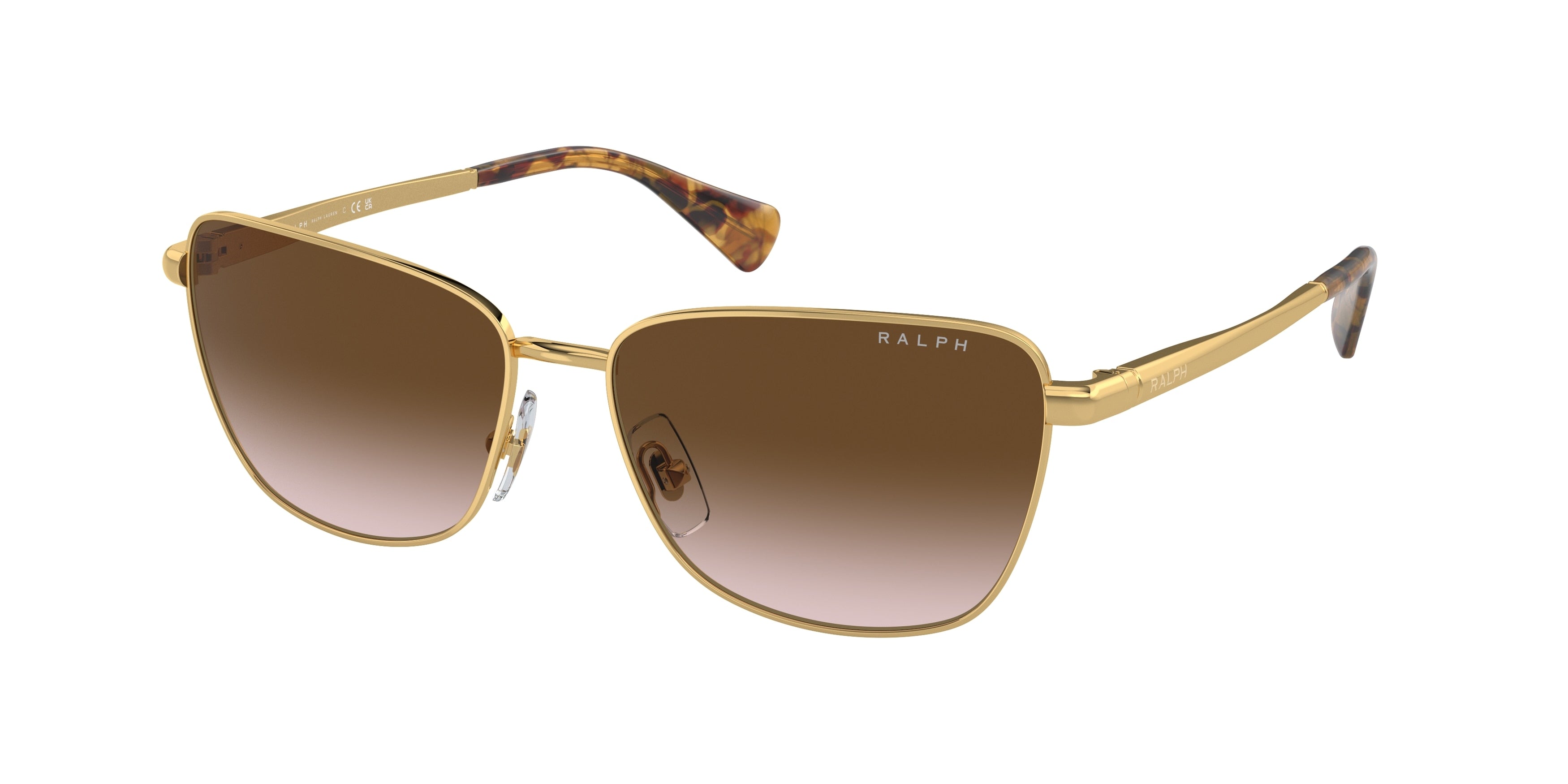 Ralph RA4143 Butterfly Sunglasses  900413-Shiny Gold 57-145-15 - Color Map Gold