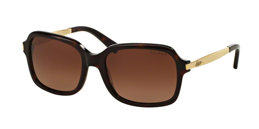 Ralph RA5202 Rectangle Sunglasses  1452T5-TORTOISE/GOLD 55-17-135 - Color Map havana