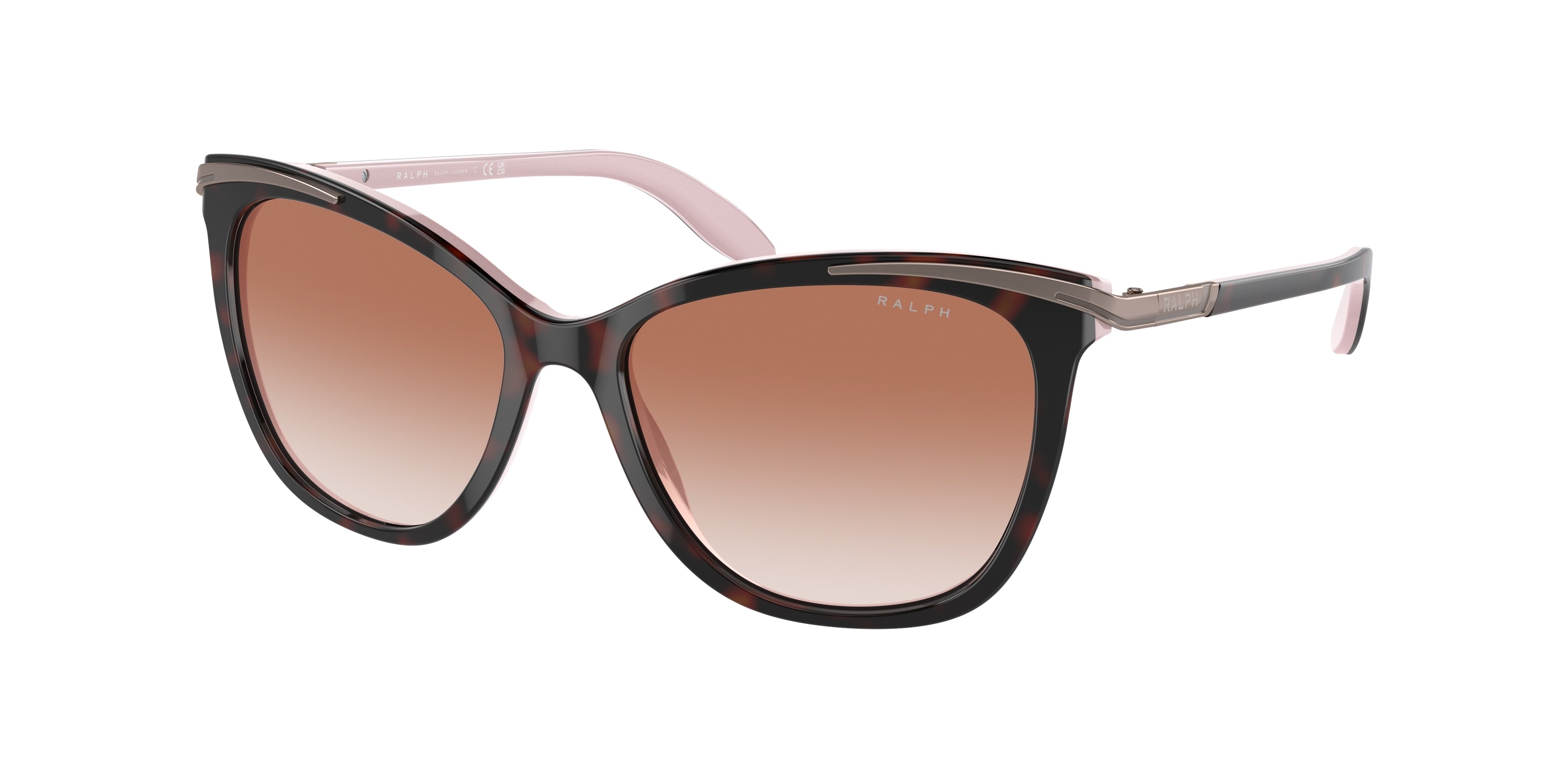 Ralph RA5203 Cat Eye Sunglasses  599/13-Pink Havana 54-135-16 - Color Map Pink