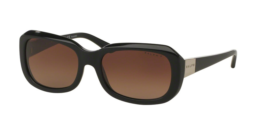 Ralph RA5209 Square Sunglasses  1377T5-BLACK 56-18-135 - Color Map black