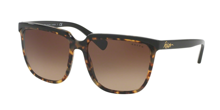 Ralph RA5214 Square Sunglasses  316413-BLACK TORTOISE/BLACK 58-16-140 - Color Map havana