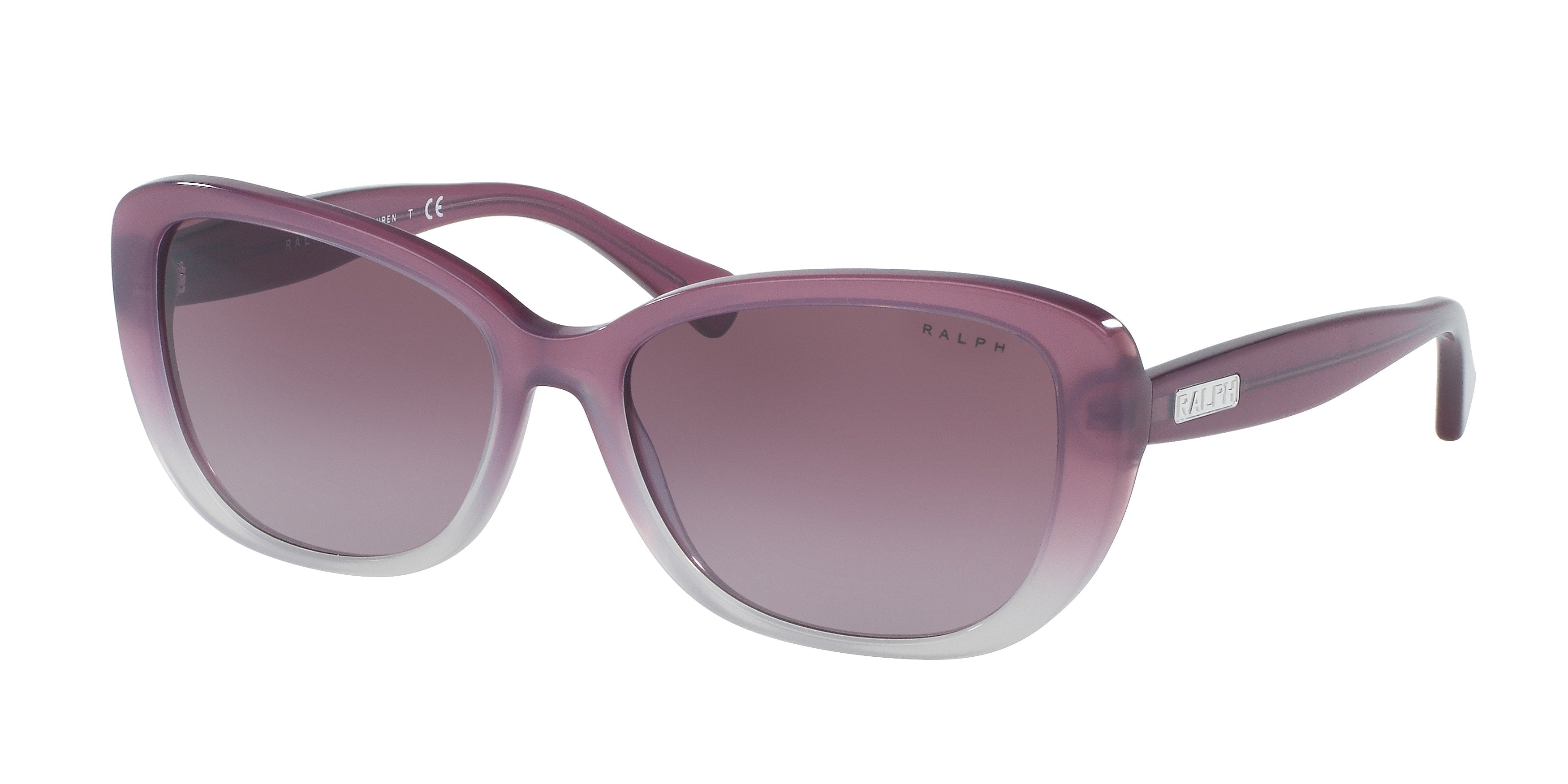 Ralph RA5215 Rectangle Sunglasses  31678H-Purple Gradient/Purple 57-135-17 - Color Map Violet