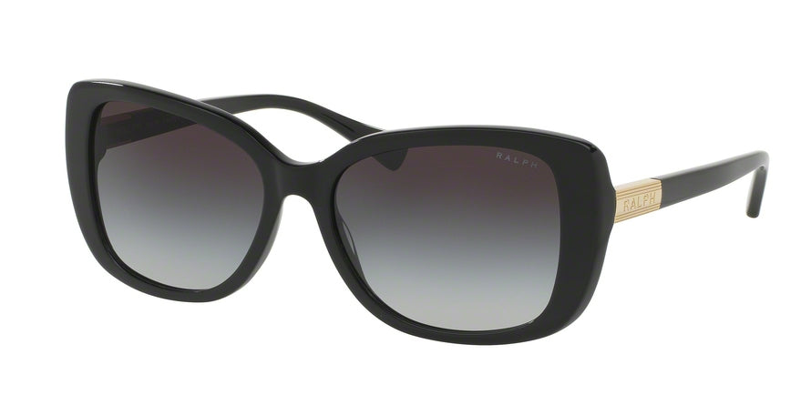 Ralph RA5223 Rectangle Sunglasses  13778G-BLACK 57-16-140 - Color Map black