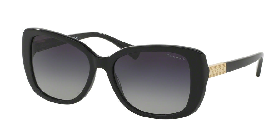 Ralph RA5223 Rectangle Sunglasses  1377T3-BLACK 57-16-140 - Color Map black