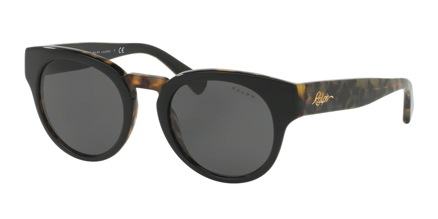 Ralph RA5227 Round Sunglasses  316487-BLACK/TORT 50-21-140 - Color Map black