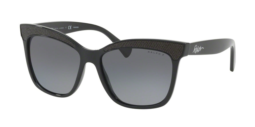 Ralph RA5235 Square Sunglasses  1377T3-BLACK 56-16-140 - Color Map black