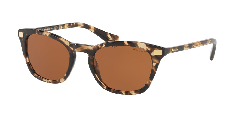 Ralph RA5236 Rectangle Sunglasses  169173-SMOKY TORTOISE 51-21-140 - Color Map tortoise