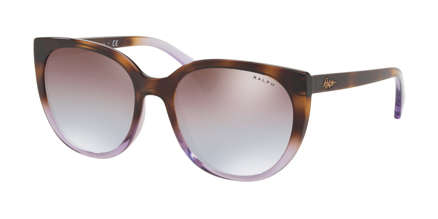 Ralph RA5249 Square Sunglasses  573694-TOP HAVANA GRAD ON TRASP VIOLE 55-19-140 - Color Map havana