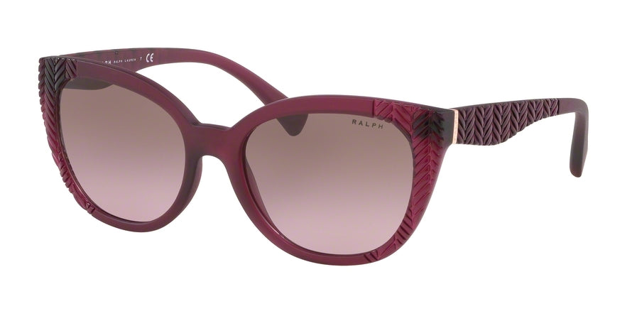 Ralph RA5253 Butterfly Sunglasses  574714-MATTE PINK/TEXTURE 56-18-140 - Color Map pink