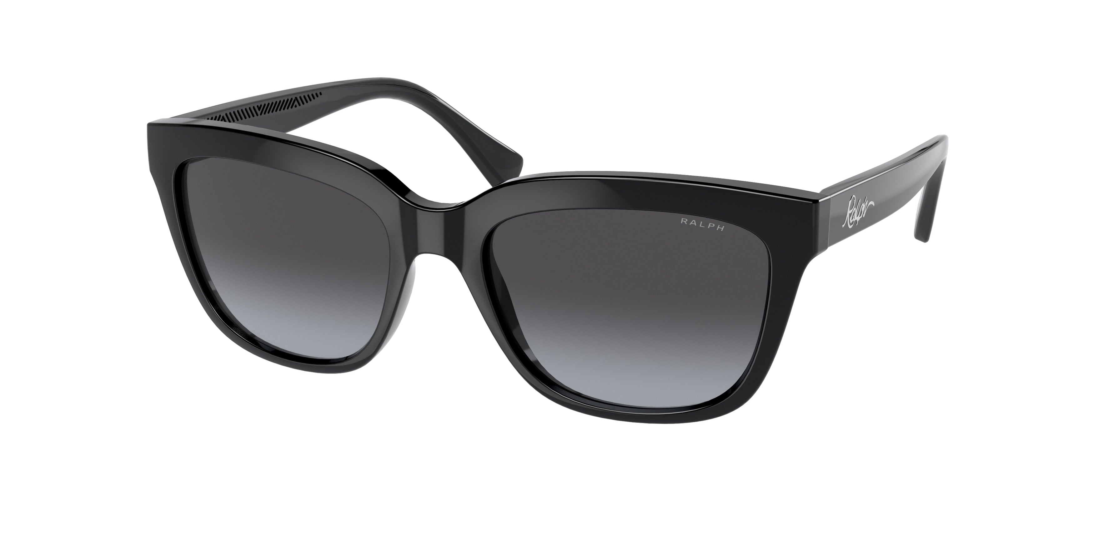 Ralph RA5261 Pillow Sunglasses  50018G-Shiny Black 53-140-18 - Color Map Black