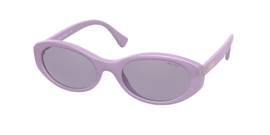 Ralph RA5278 Oval Sunglasses  59461A-SHINY LILAC 53-20-140 - Color Map violet