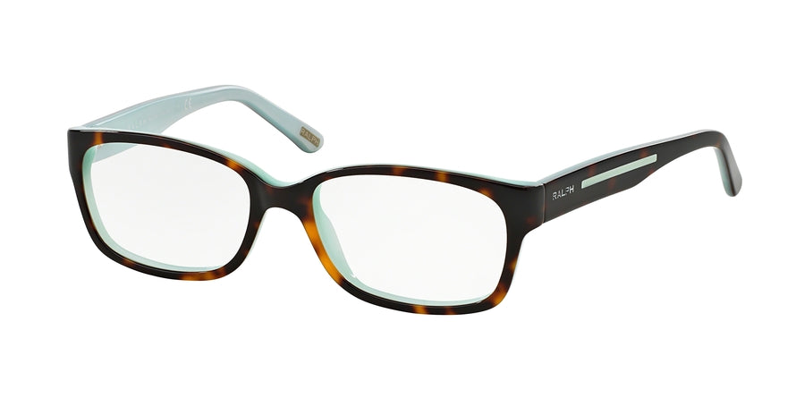 Ralph RA7035 Square Eyeglasses  601-HAVANA/ACQUAMARINE 52-16-135 - Color Map havana