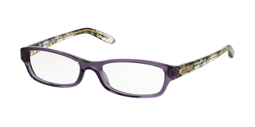 Ralph RA7040 Rectangle Eyeglasses  1070-VIOLET 51-16-135 - Color Map violet