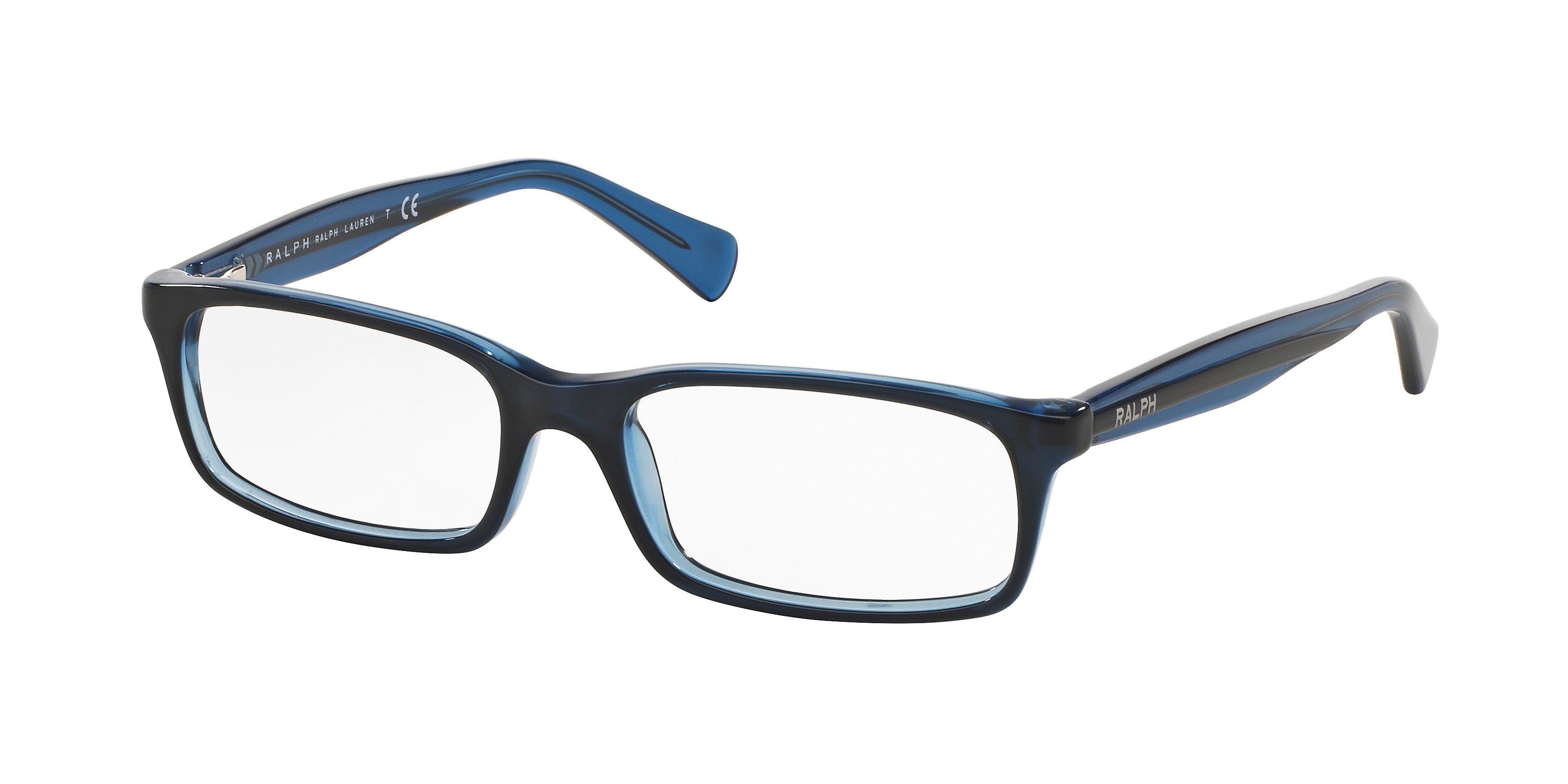 Ralph RA7047 Rectangle Eyeglasses  1228-Blue 52-135-16 - Color Map Blue