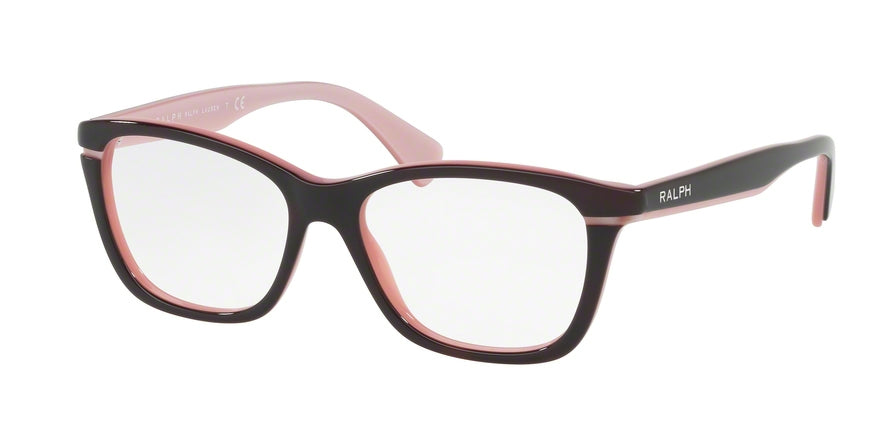 Ralph RA7090 Square Eyeglasses  599-DARK TORTOISE/OINK 53-16-140 - Color Map havana