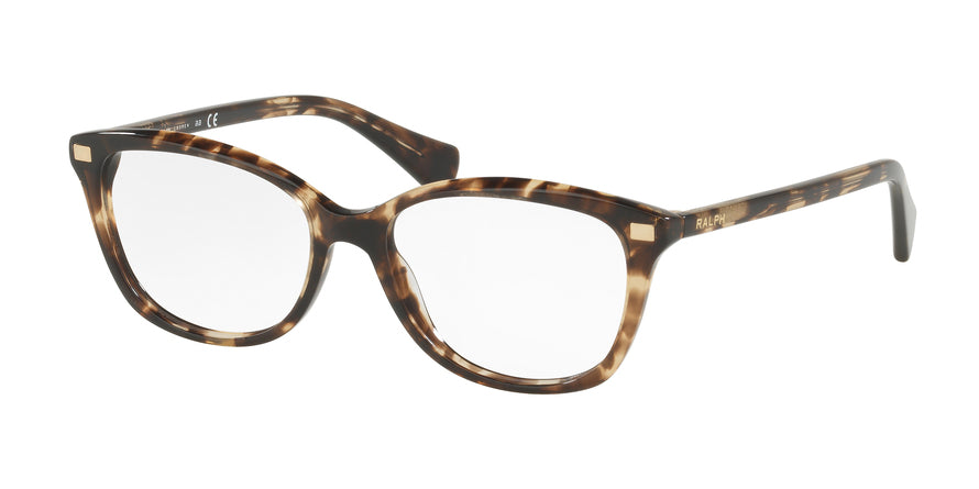 Ralph RA7092 Butterfly Eyeglasses  1691-SMOKY TORTOISE 52-16-140 - Color Map havana