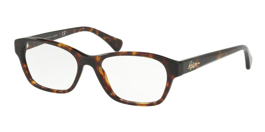 Ralph RA7093 Pillow Eyeglasses  5003-SHINY DARK HAVANA 52-17-140 - Color Map havana